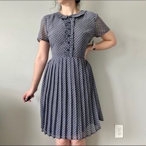 ✨NWOT✨ ModCloth Fervaur Pleated Skirt Dress